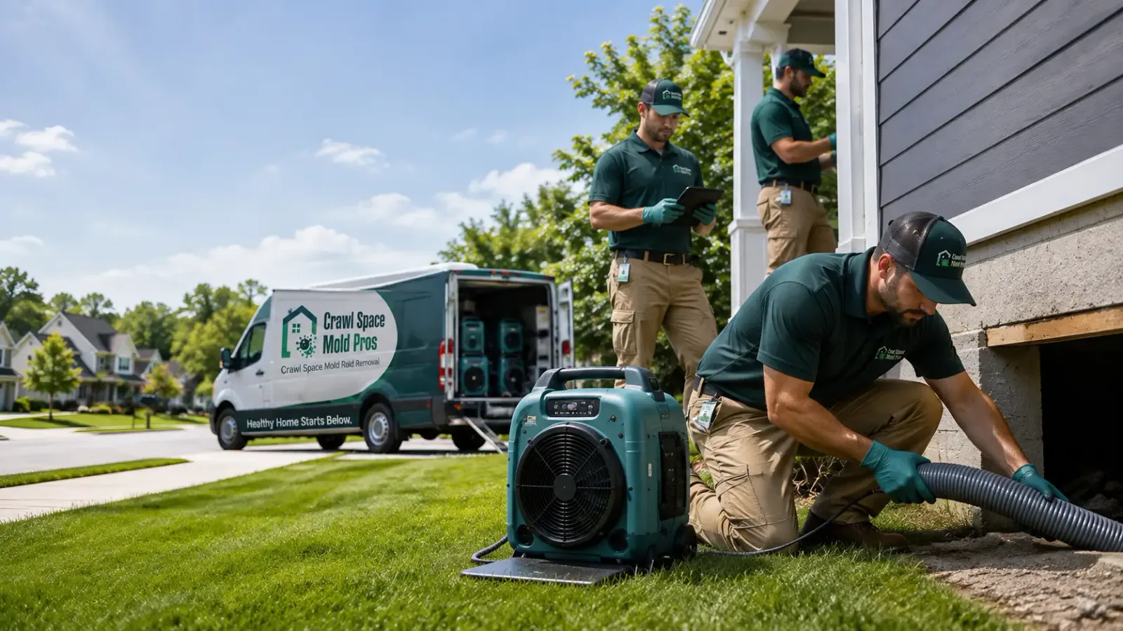 Crawl Space Mold Removal in Port Jefferson, NY